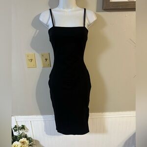 Lulu's Classic Black Mini Dress